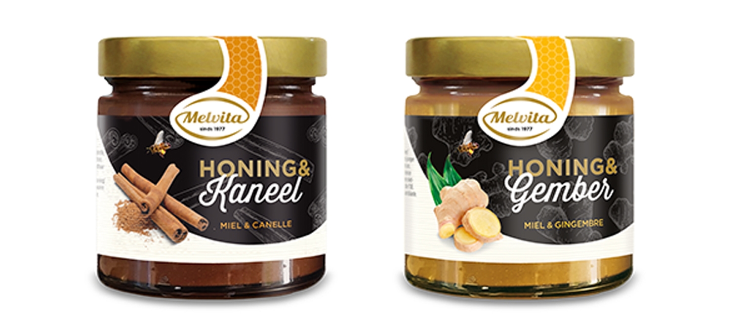 nu: design voor Melvita honing-specialiteiten
